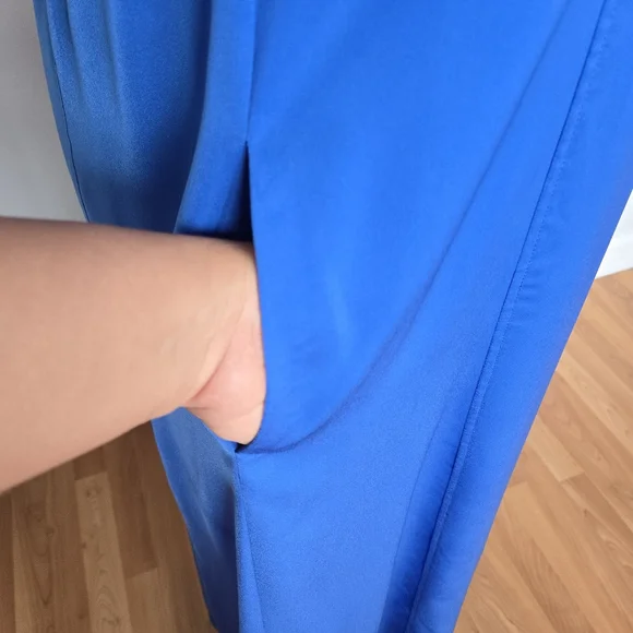 J. Crew Square Neck Maxi Dress‎ Women's 12 Minimalist Feminine Vacation Greece - Picture 5 of 11